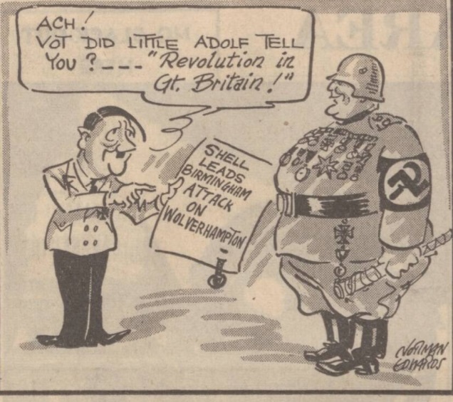 Football sketch Adolf Hitler