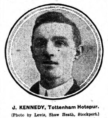 1910-jimmy-kennedy-tottenham-hotspur