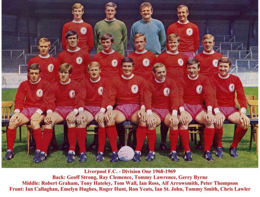 LFC Squad pic 1968 1969